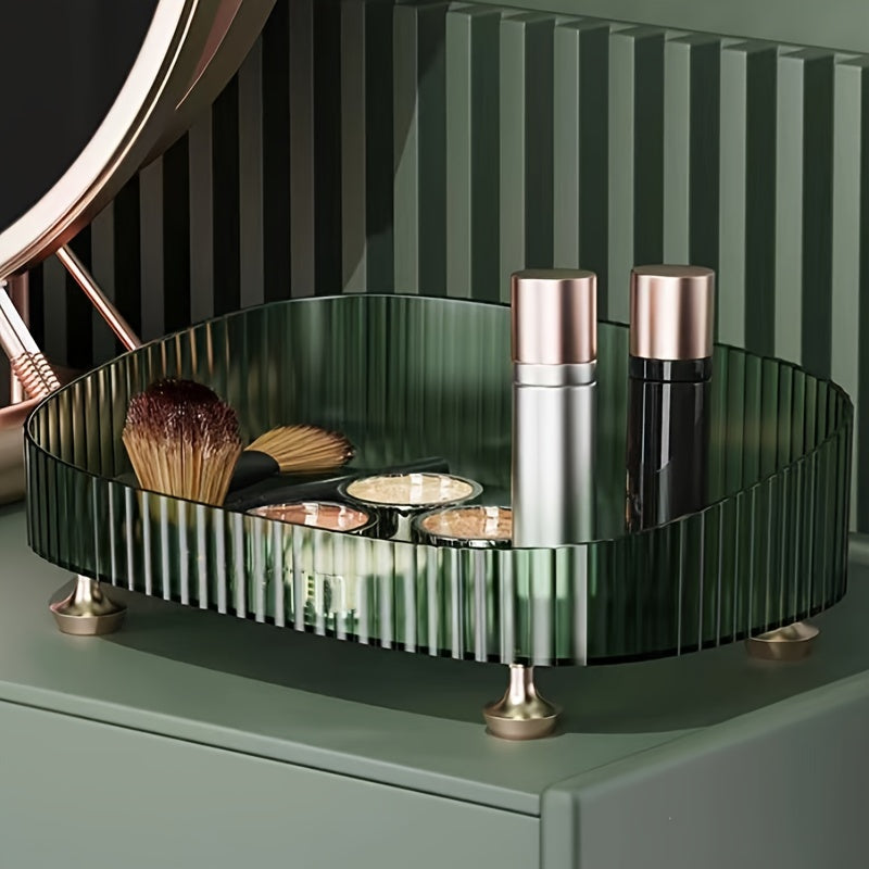 Makeup Storage Box Skincare Tray Organizer for Dresser Bathroom Bedroom