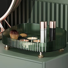 Makeup Storage Box Skincare Tray Organizer for Dresser Bathroom Bedroom