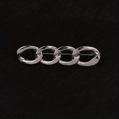 Minimalist Solid Safety Pin Brooch Alloy Buckle For Women Men