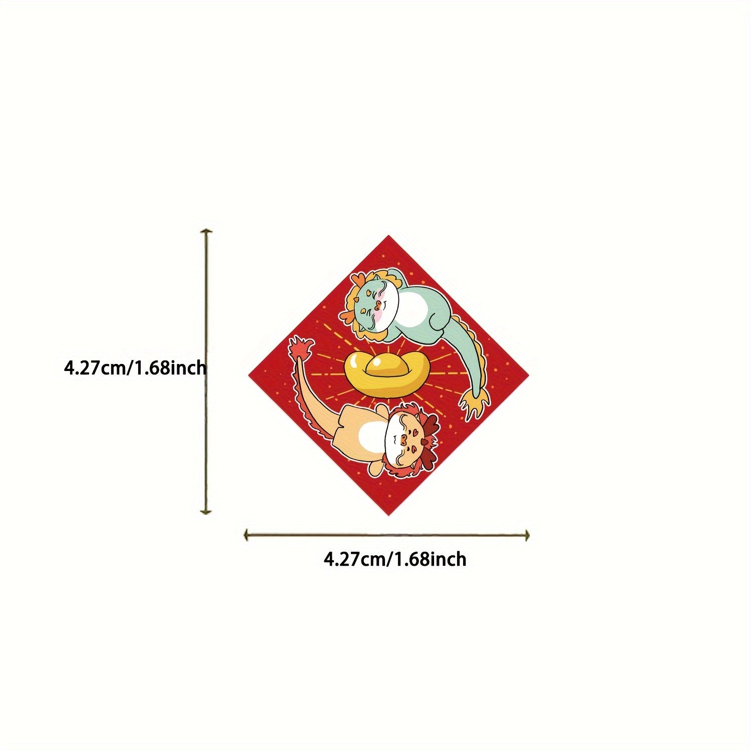 Dragon Year Graffiti Stickers Set - 88pcs Waterproof Decorations