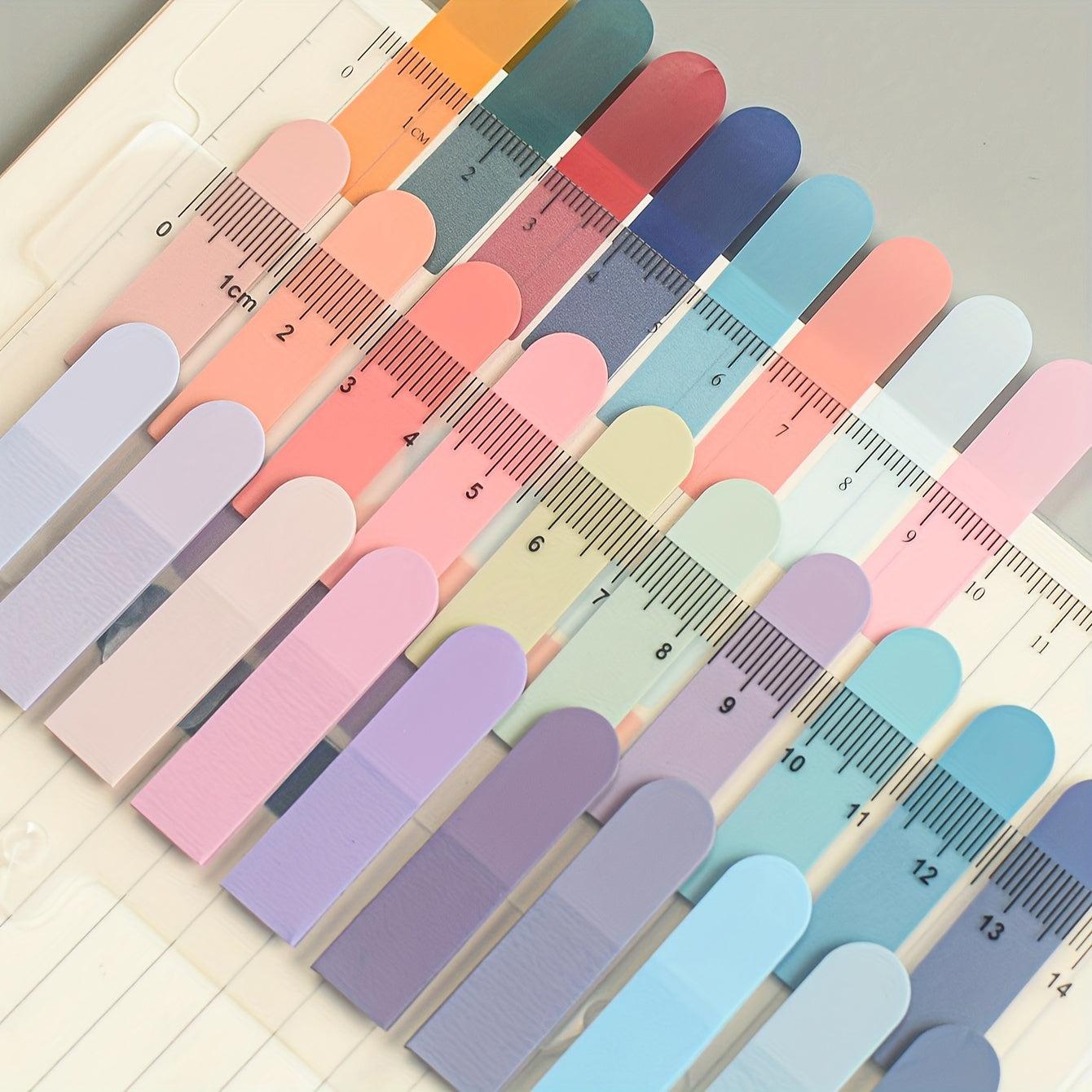 6 Styles Card PET Sticky Notes 200 Index Stickers Per Style 1 Set