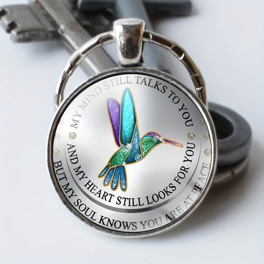 Vintage Bird Keychain Necklace Bag Charm Accessory