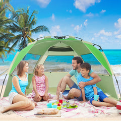 Portable 3 Person Beach Tent for Family Outings