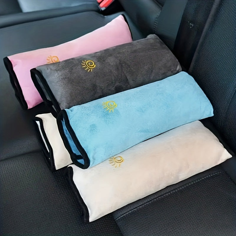 Plush Safety Belt Shoulder Cover - Lengthened & Thickened - Car Seat Belt Holder