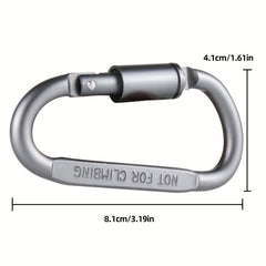 1pc Aluminum Carabiner Multifunctional Backpack Hanging Buckle