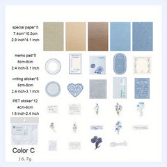 29pcs Vintage Scrapbook Supplies for Art Crafts Scrapbooking Journals