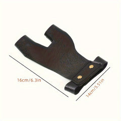 1pc PU Leather Archery Finger Protector Safe Recurve Bow And Arrow