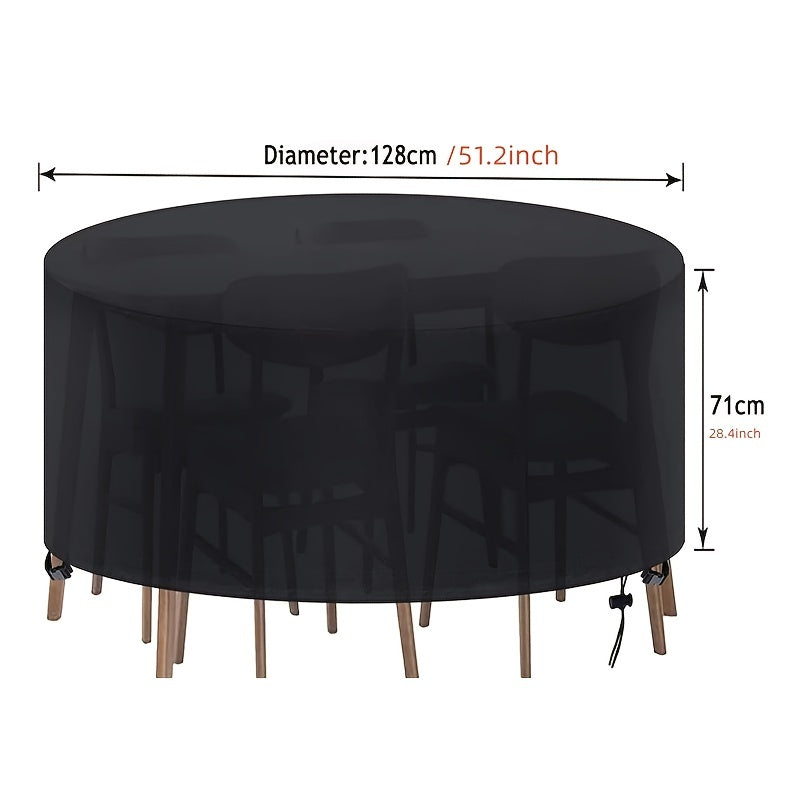 Waterproof Round Patio Furniture Set Cover for Table & 4 Chairs