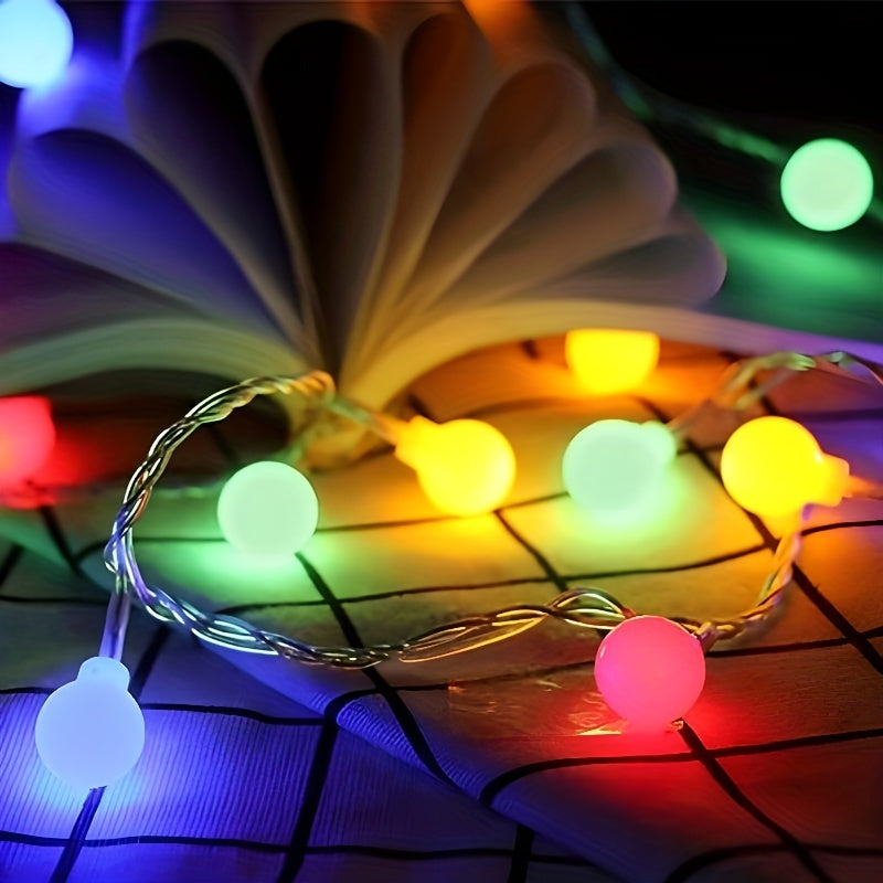 40 LED Remote Control Fairy Light Strings - Waterproof Globe Starry Sky Light