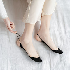 5 Pairs Thin High Heel Non-Slip Invisible Socks Women's Stocking