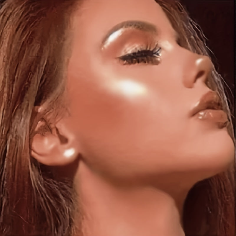 8-Color Shimmer Eyeshadow Palette with Highlighter, Diamond Sequin & Blush