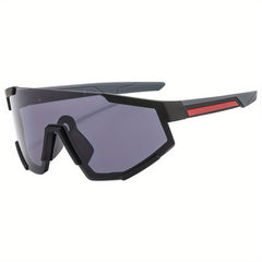 Men's Large Frame Windproof Cycling Sunglasses Night Vision Sports Outdoor