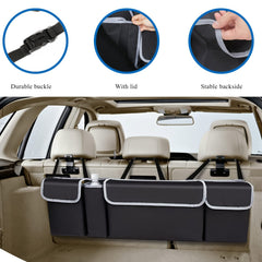 Car Seat Back Storage Bag - Large Capacity 600D Oxford Cloth
