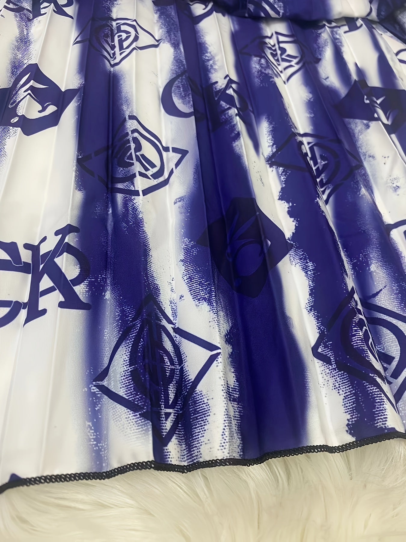 Tie Dye High Rise Maxi Skirt
