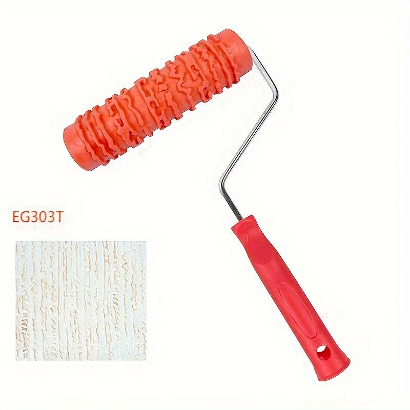 DIY Patterned Paint Roller Rubber Roller Texture Roller 300+ Patterns