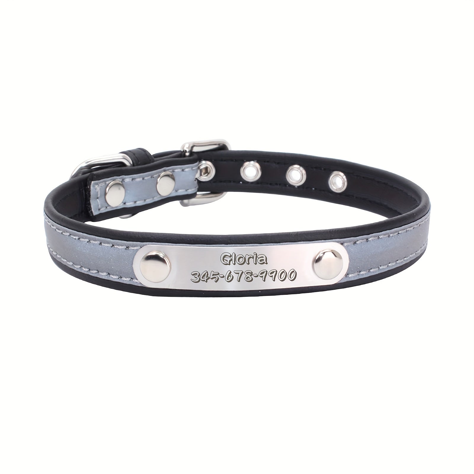Engraved Anti-Lost Pet Collar for Small & Medium Dogs