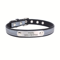 Engraved Anti-Lost Pet Collar for Small & Medium Dogs