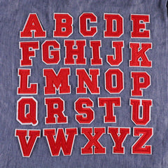 Iron On Letter Number Patches for Clothing DIY Craft