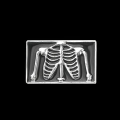 Skull Metal Plating Brooch Clothing Accessories