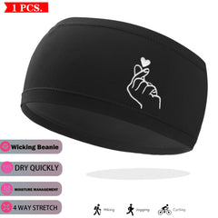 2Pcs Quick Dry Sports Headband Moisture Wicking & Breathable Unisex Headband