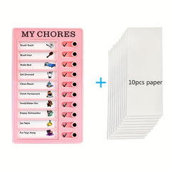 Portable DIY Sliding Routine Chart Daily Schedules & To Do Lists