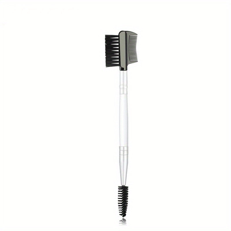 Eyelash Comb & Eyebrow Brush Dual Comb Makeup Tool for Women Girls