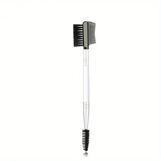 Eyelash Comb & Eyebrow Brush Dual Comb Makeup Tool for Women Girls