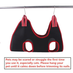 Pet Grooming Hammock for Dogs and Cats