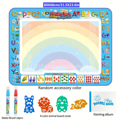 Magic Water Canvas for Kids Reusable Doodle & Letter Educational Art Toy