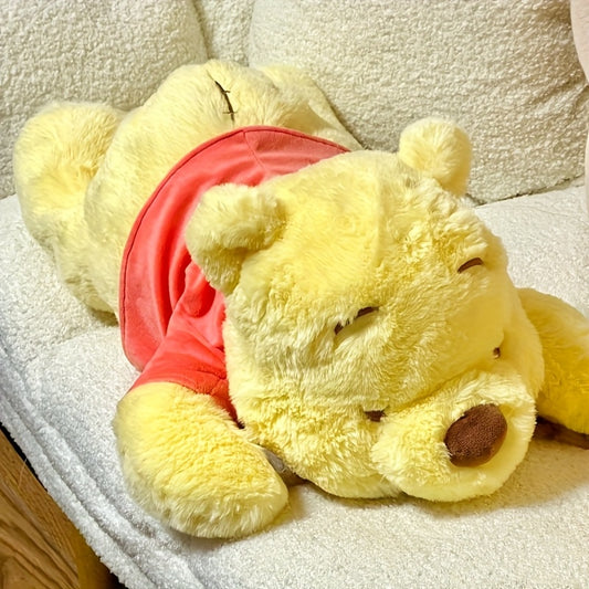 Adorable Winnie Bear Plush Toy with Red Shirt