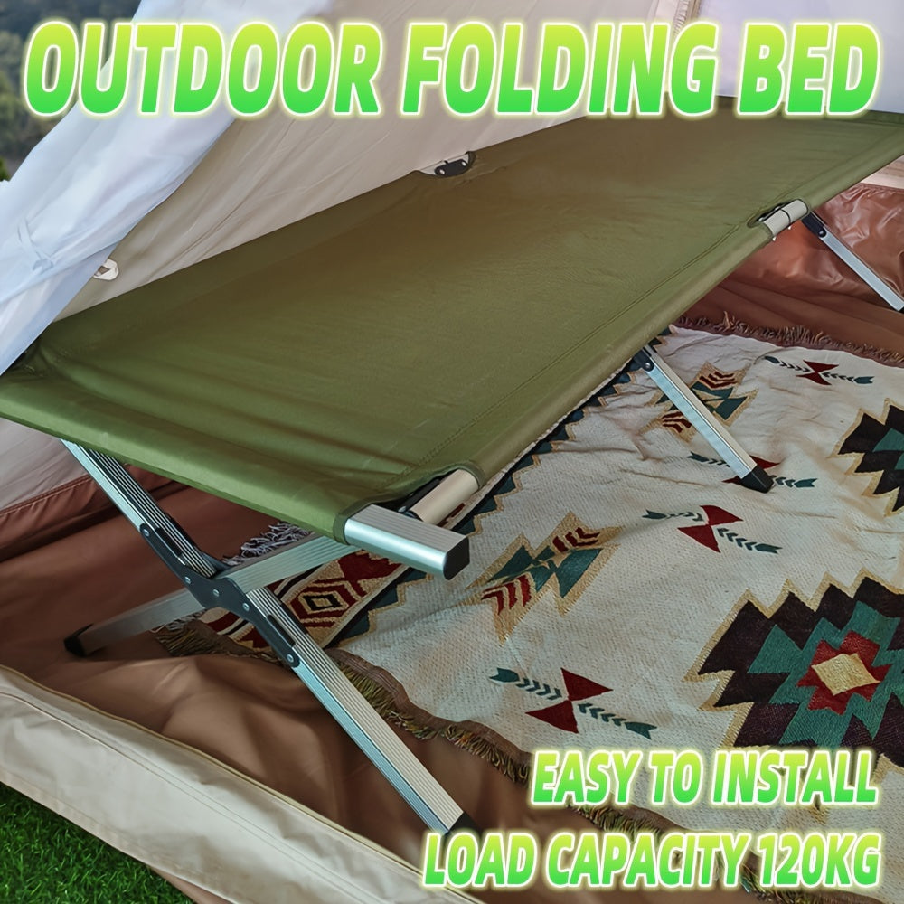 Ultralight Aluminum Camping Bed Portable Emergency Folding Bed