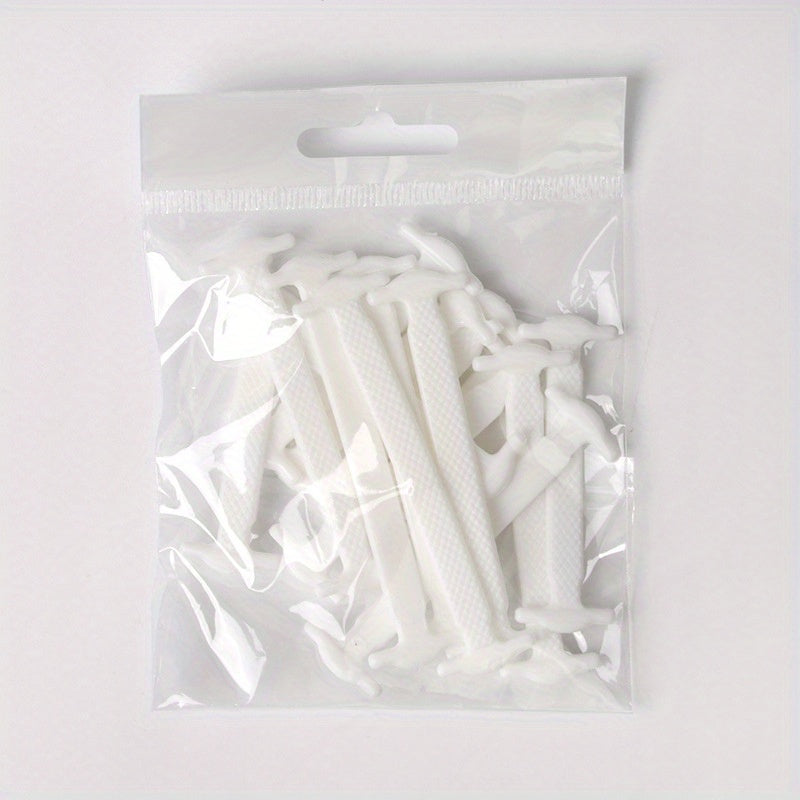 16pcs Silicone No Tie Shoelaces for Kids & Adults - Quick Shoe Lace