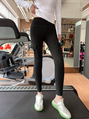 Butt Lifting Slim Sports Leggings With Pocket