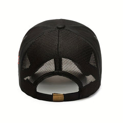 Tiger Embroidery Baseball Cap with Extended Brim