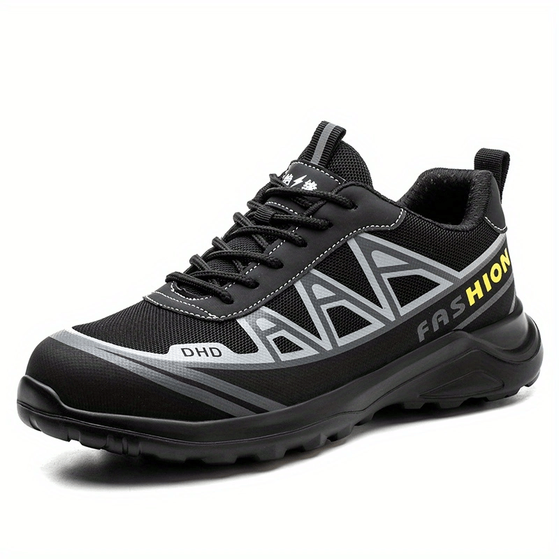 Men's Steel Toe Work Safety Boots Anti-smash Anti-stab Shoes