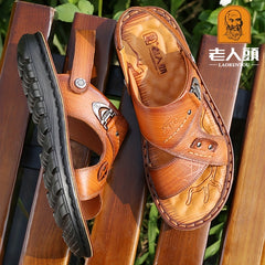 LAORENTOU Men's Outdoor Hiking Sandals Non Slip Beach Shoes