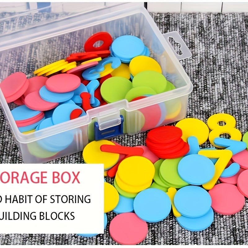 Colorful Counting Discs for Kids Math Toy Subtraction