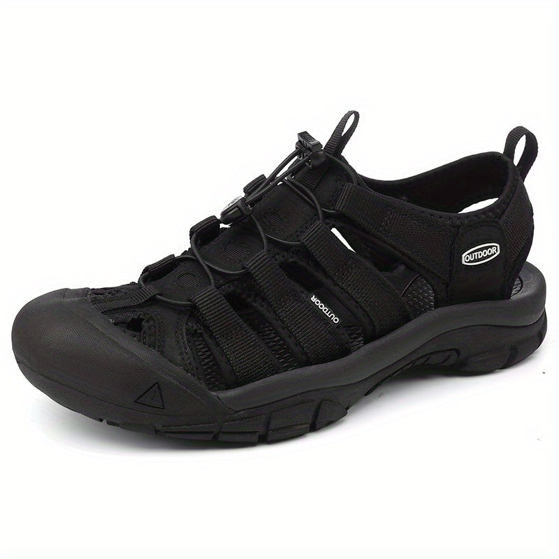 Men's Closed Toe Sandals Durable Non Slip Outdoor Hiking Shoes