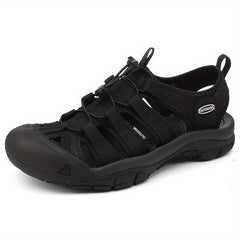 Men's Closed Toe Sandals Durable Non Slip Outdoor Hiking Shoes