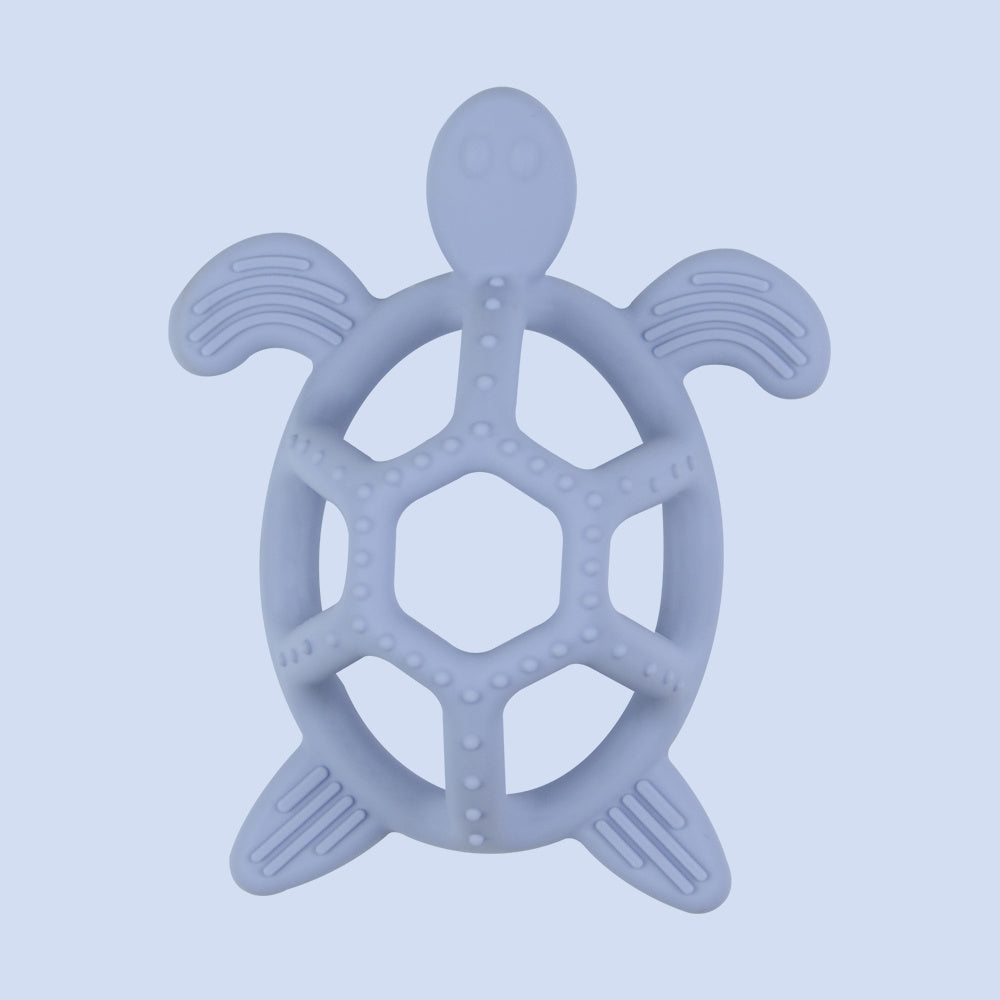 Turtle Teething Toy for Babies 3M+ BPA-Free Silicone Relief