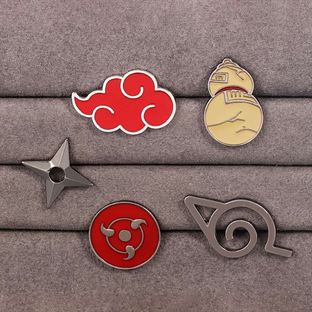 Cartoon Geometric Pattern Brooch for Clothes