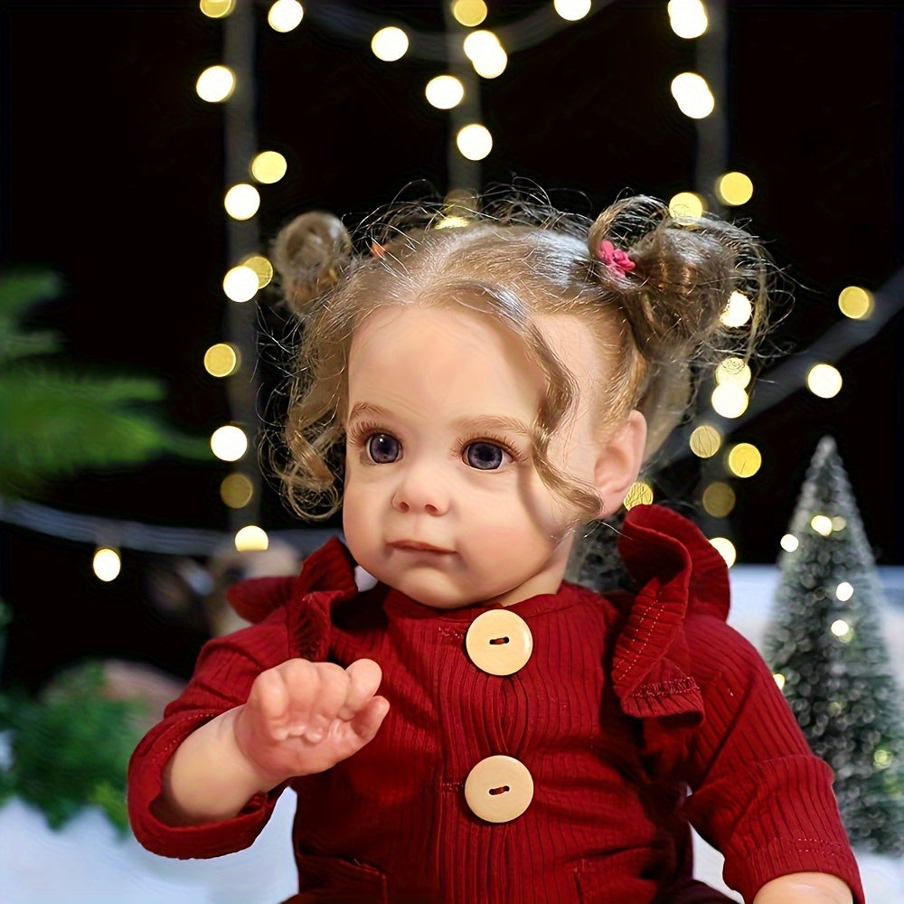 22" Reborn Doll Vinyl Silicone Realistic Lifelike Birthday Gift