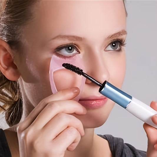3 in 1 Mascara Shield Applicator Eyelash Brush Curler Guard