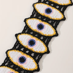 Crochet Eye Detail Headband Bohemian Style Hair Accessories