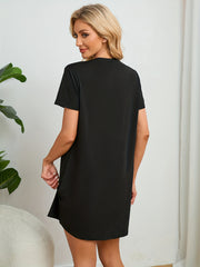 Casual Short Sleeve NightDress Women's Sleepwear