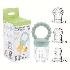 4pcs Baby Fruit Feeder Pacifier Fresh Food Supplement Toy