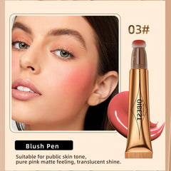 Liquid Blusher Cream Cheek Eye Tint Peach Blush Makeup Stick