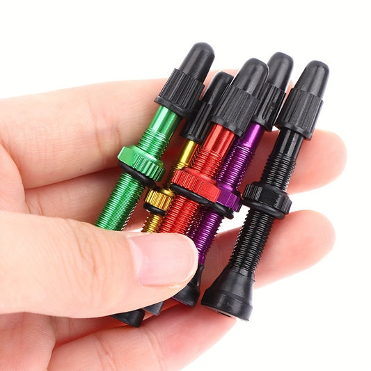 1Pc MTB Vacuum Valve Aluminum Tubeless French Valve