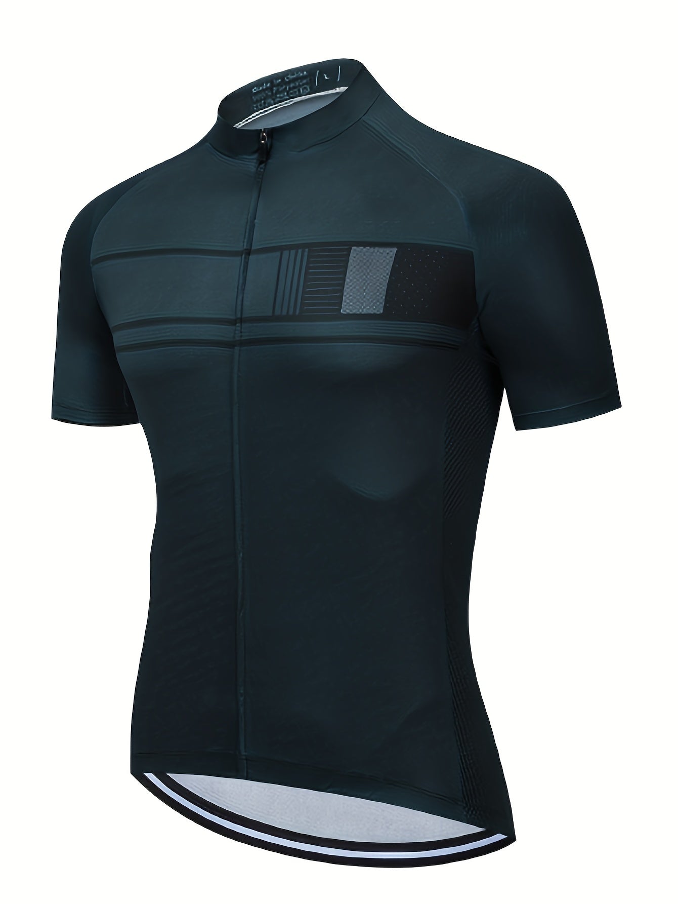 Men's Solid Cycling Jersey Long Sleeve Active Shirt