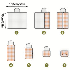 Waterproof & Sandproof Beach Blanket for Camping Park & Travel